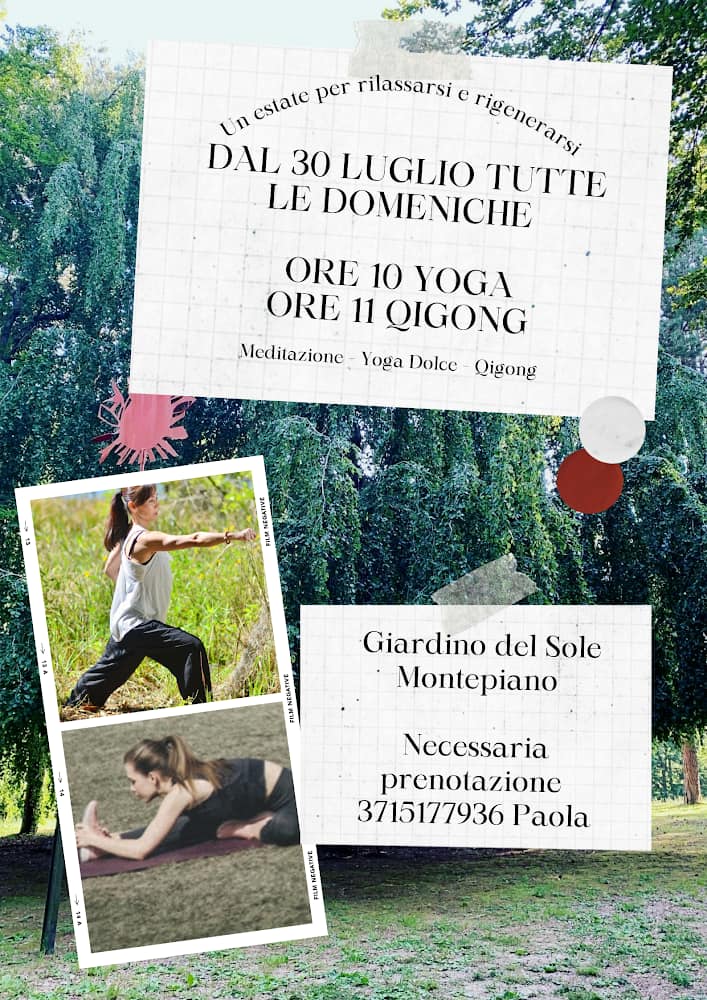 Qigong e yoga al Giardino del Sole!