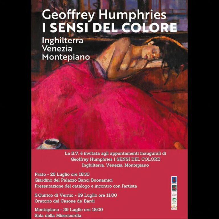 Inaugurazione della mostra di Geoffrey Humphries I SENSI DEL COLORE